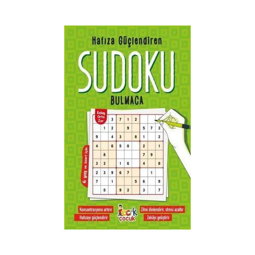 Sudoku Bulmaca - Hafıza Güçlendiren 6+ Yaş Kolektif
