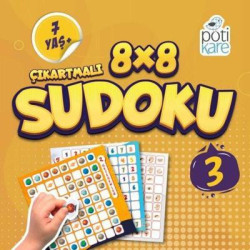 8x8 Çıkartmalı Sudoku - 3  Kolektif