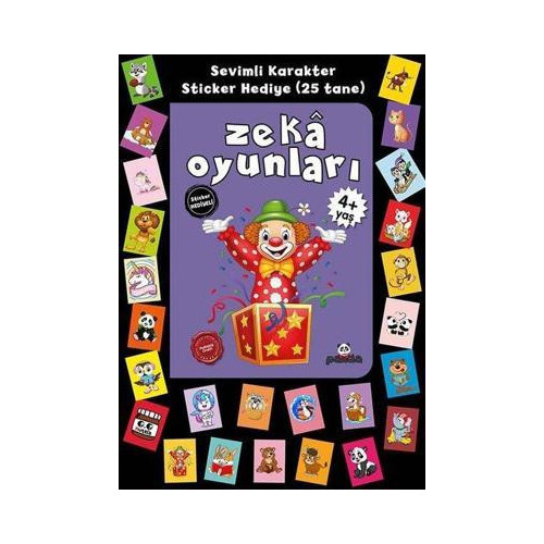 Zeka Oyunları - Stickerli 4+Yaş Afife Çoruk