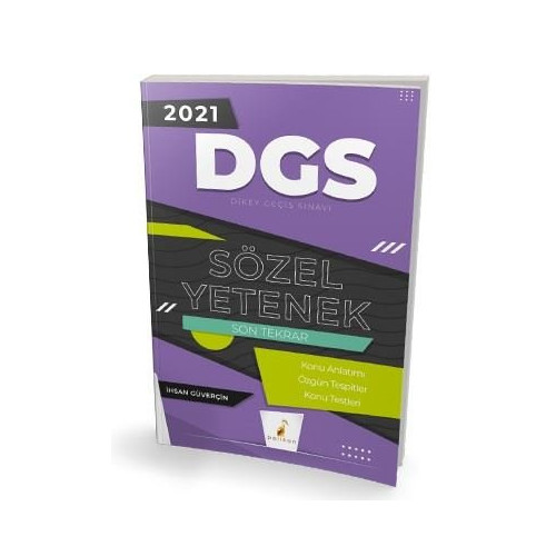 2021 DGS Sözel Yetenek Son Tekrar Konu Anlatımı İhsan Güverçin