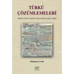 Türkü Çözümlemeleri Mehmet Çevik