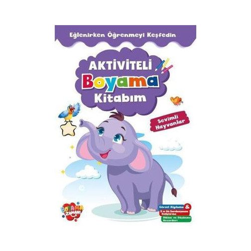 Aktiviteli Boyama Kitabım - Sevimli Hayvanlar Kolektif