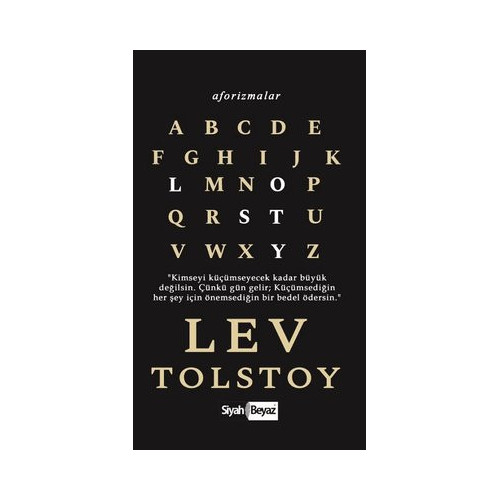 Aforizmalar-Lev Nikolayeviç Tolstoy Lev Nikolayeviç Tolstoy