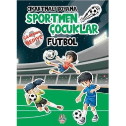 Sportmen Çocuklar - Futbol - Çıkartmalı Boyama Kolektif