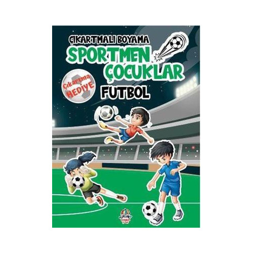Sportmen Çocuklar - Futbol - Çıkartmalı Boyama Kolektif
