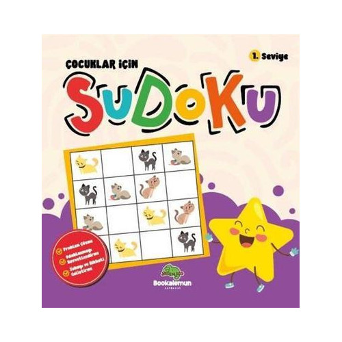 Çocuklar İçin Sudoku 1.Seviye Kolektif