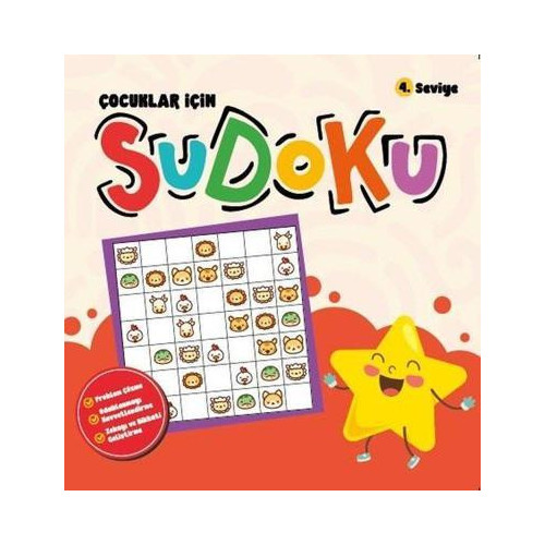 Çocuklar İçin Sudoku 4.Seviye Kolektif