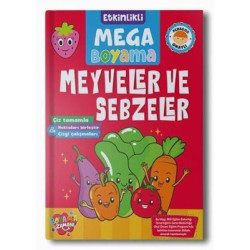 Meyveler ve Sebzeler - Etkinlikli Mega Boyama Kolektif