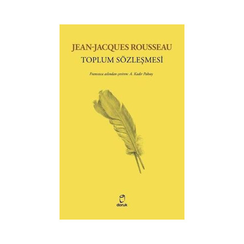 Toplum Sözleşmesi Jean Jacques Rousseau