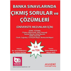 Akademi Banka Sınavlarında Çıkmış Sorular ve Çözümleri Şener Babuşçu