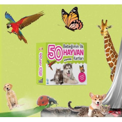 Bebeğimin İlk  50 Hayvan Kartları  Kolektif