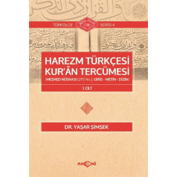 Harezm Türkçesi Kur'an Tercümesi 1.Cilt Yaşar Şimşek