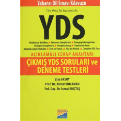 Çıkmış YDS Soruları ve Deneme Testleri - İsmail Boztaş