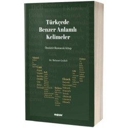 Türkçede Benzer Anlamlı Kelimeler - Mehmet Gedizli