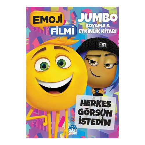 Emoji Filmi Jumbo Boyama ve Etkinlik Kitabı - Cordelia Evans