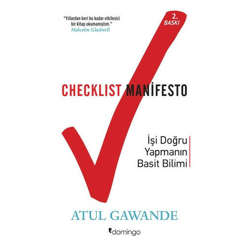 Checklist Manifesto-İşi Doğru Yapma Atul Gawande