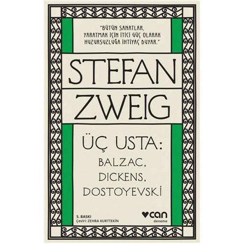 Üç Usta: Balzac, Dickens, Dostoyevski - Stefan Zweig