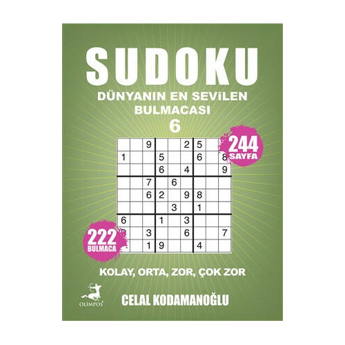Sudoku Dünyanın En Sevilen Bulmacası 6 - Celal Kodamanoğlu