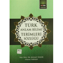 Türk Anlam Bilimi Terimleri Sözlüğü Osman Tarhan