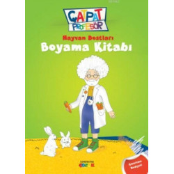 Çatpat Profesör Hayvan Dostları-Boyama Kitabı Hasan Nihat Sütçü