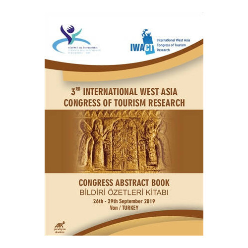 3rd International West Asia Congress Of Tourism Research - Sedat Şahin